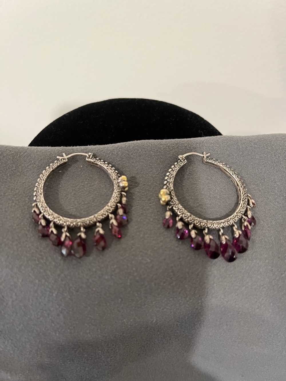 Barbara Bixby Sterling & 18k Gemstone Briolette Earrings